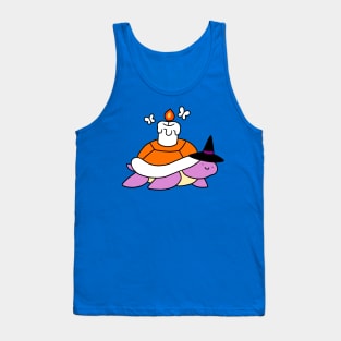 Candle Witch Turtle Tank Top